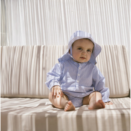 MarMar Poplin Bolich Blue Strips Alba Baby Long Solhat