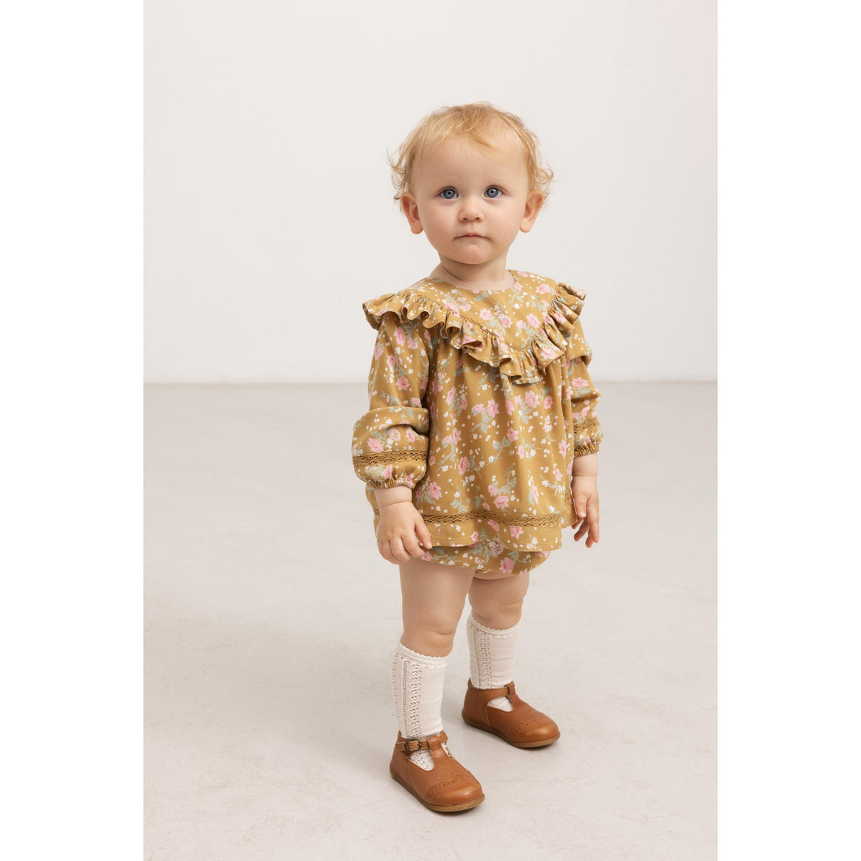 MarMar Viscose Print Summer Flower Tulette Skjorte