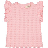 MarMar Cotton Knit Lace Pink Poppet Tivio Strik Top