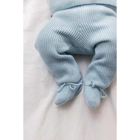 MarMar New Born Cotton Knit Full Clear Sky Pira Strik Bukser