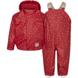 MarMar Rainwear Red Dew Dot Oddy Sæt Outerwear