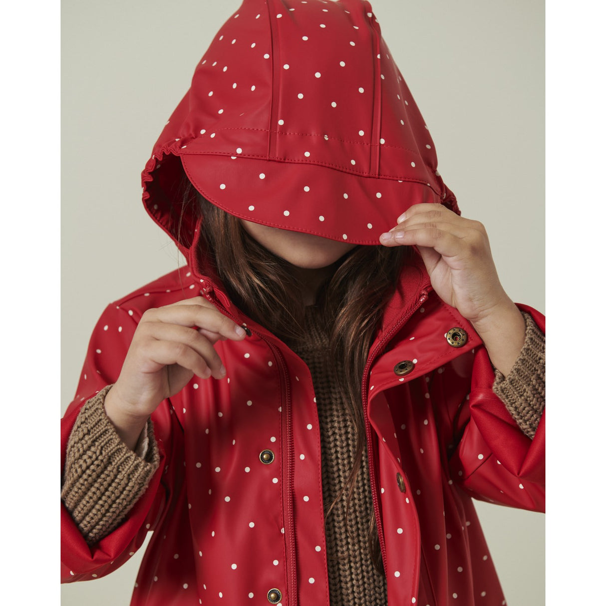 MarMar Rainwear Red Dew Dot October Jakke Outerwear