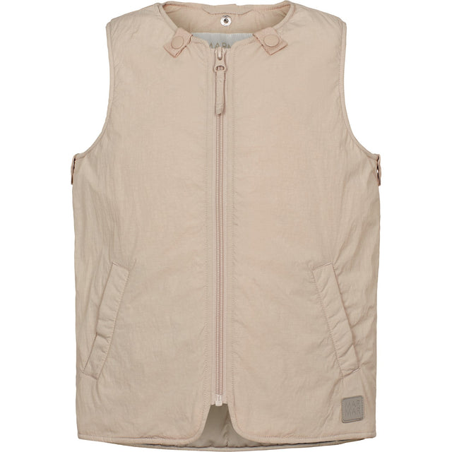 MarMar Ridé Cream Taupe Orvella Vest Outerwear