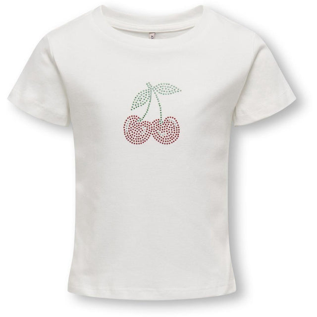 kids ONLY Cloud Dancer Cherry Kira Life Blng O-Neck Baby T-Shirt