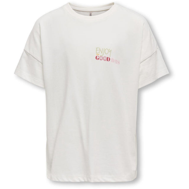kids ONLY Cloud Dancer Sun Lia Life Oversize Printed T-Shirt