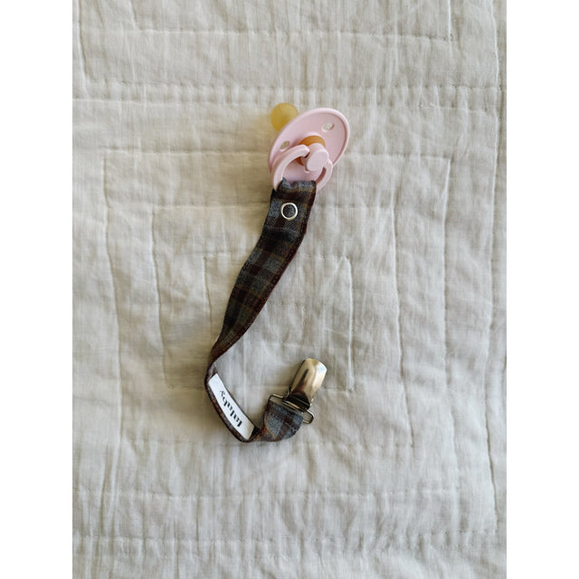 Lalaby Grey Check Sut Clip