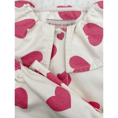 Konges Sløjd Bon Coeur Pink Magot Flæse Bukser Denim GOTS