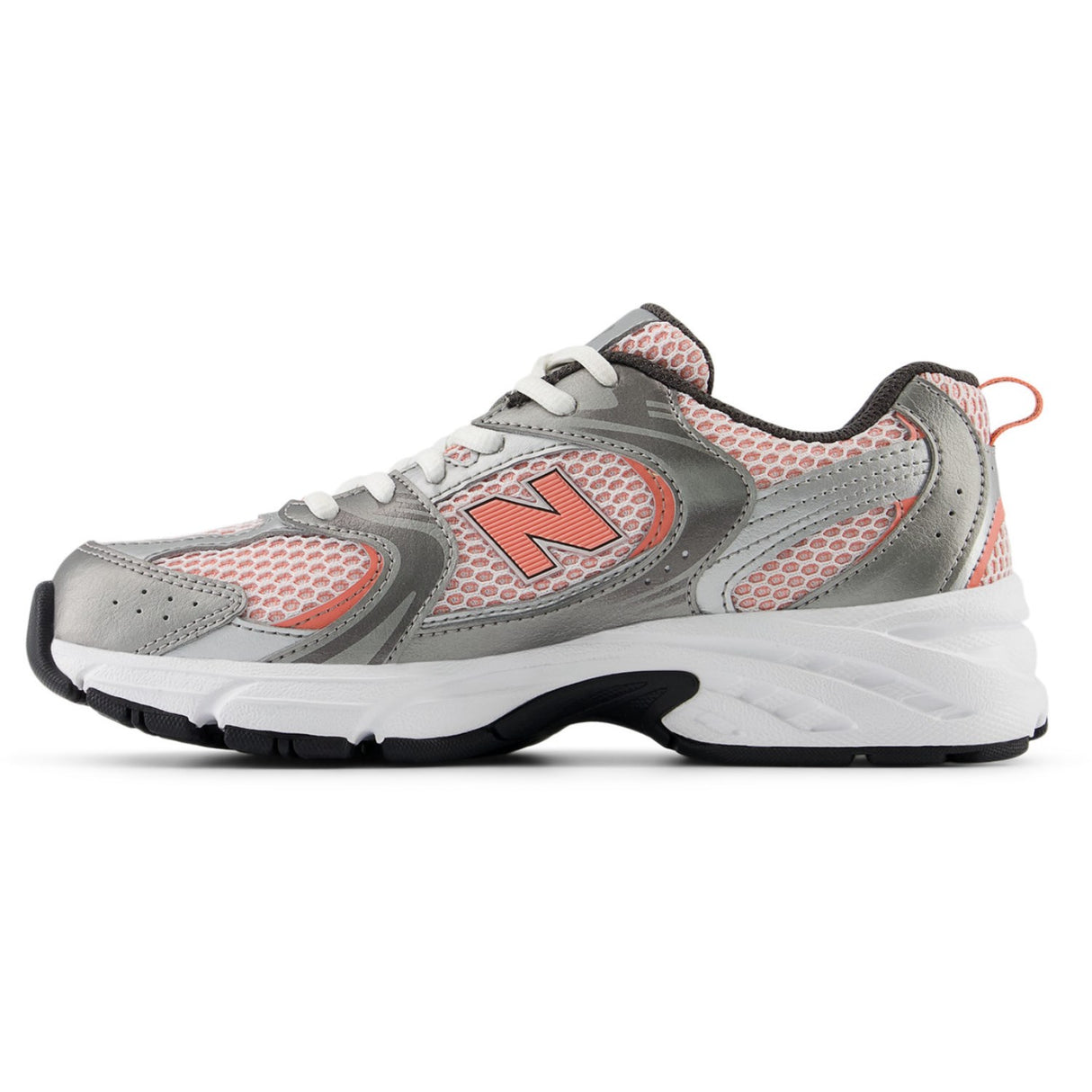 New Balance Dark Silver Metallic 530 Kids Lace