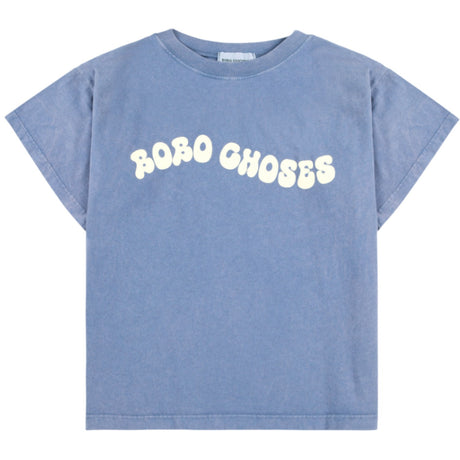 Bobo Choses Blue Wavy T-Shirt