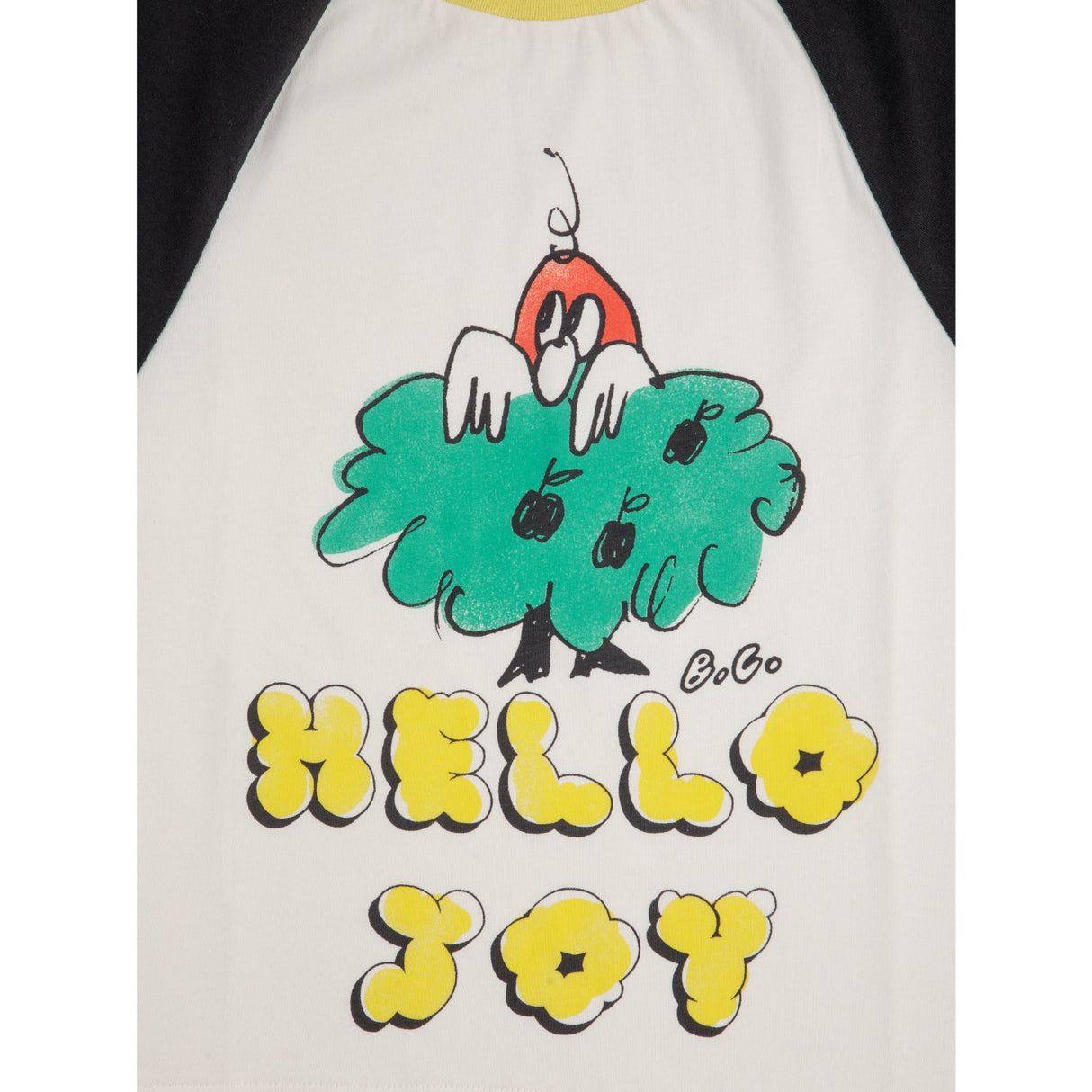 Bobo Choses Offwhite Hello Joy Ranglan Ærmer T-Shirt