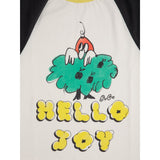Bobo Choses Offwhite Hello Joy Ranglan Ærmer T-Shirt
