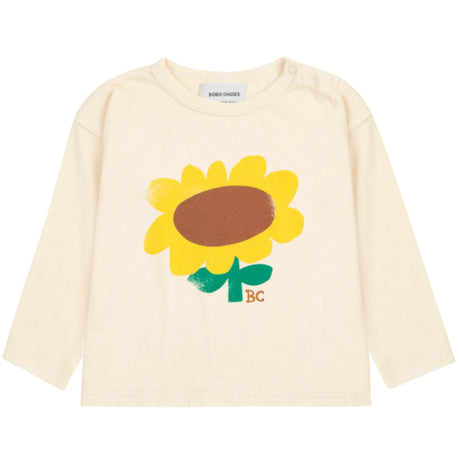 Bobo Choses Offwhite Sunflower Bluse