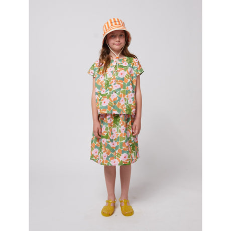 Bobo Choses Multicolor Floral All Over Woven Midi Nederdel