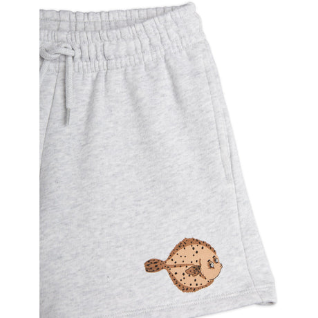 Mini Rodini Grey Melange Flundra Sweatshorts