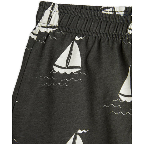 Mini Rodini Grey Sailing Boats AOP Shorts