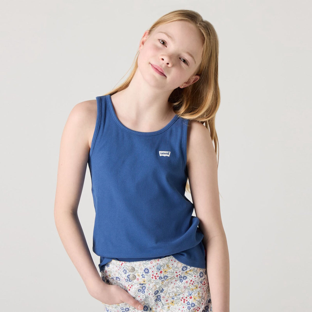 Levi's True Navy Lvg Meet Og Greet Ribbed Tank Top