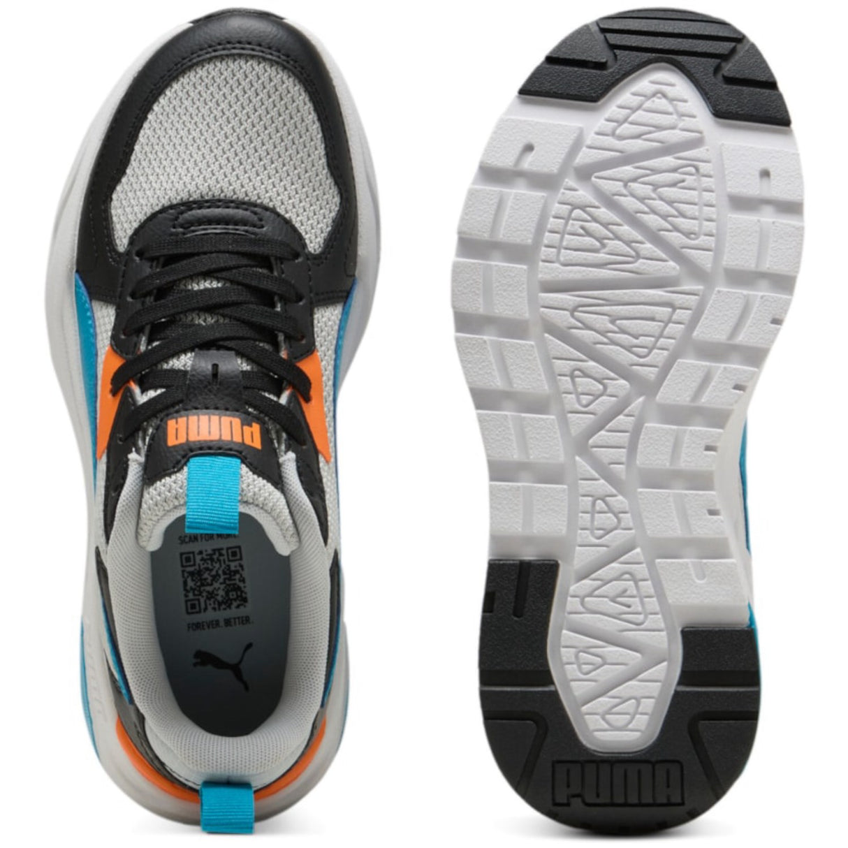 Puma Gray Trinity Lite Jr Sneakers