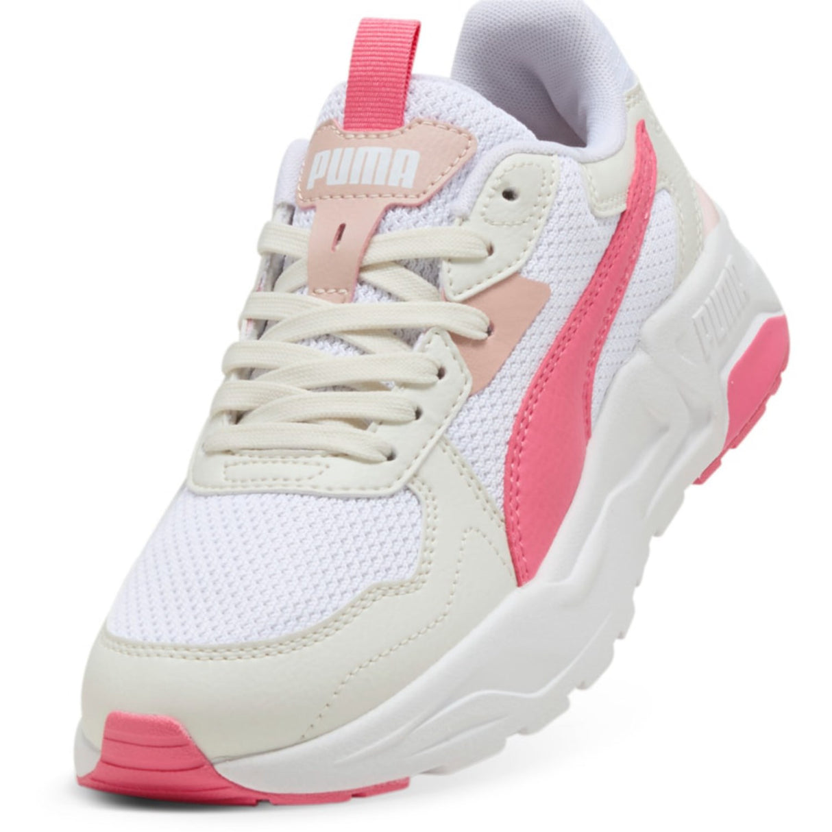 Puma White Trinity Lite Jr Sneakers