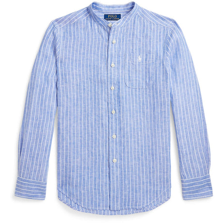 Polo Ralph Lauren Blue White Boy Sport Skjorte