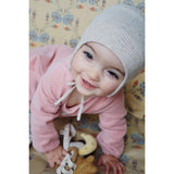 Konges Sløjd Off White Melange Pointelle Mino Strik Hjelm