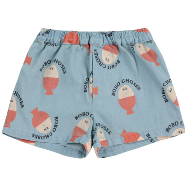 Bobo Choses Lys Blue Morning Egg All Over Shorts