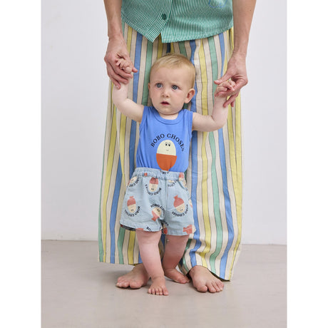 Bobo Choses Lys Blue Morning Egg All Over Shorts