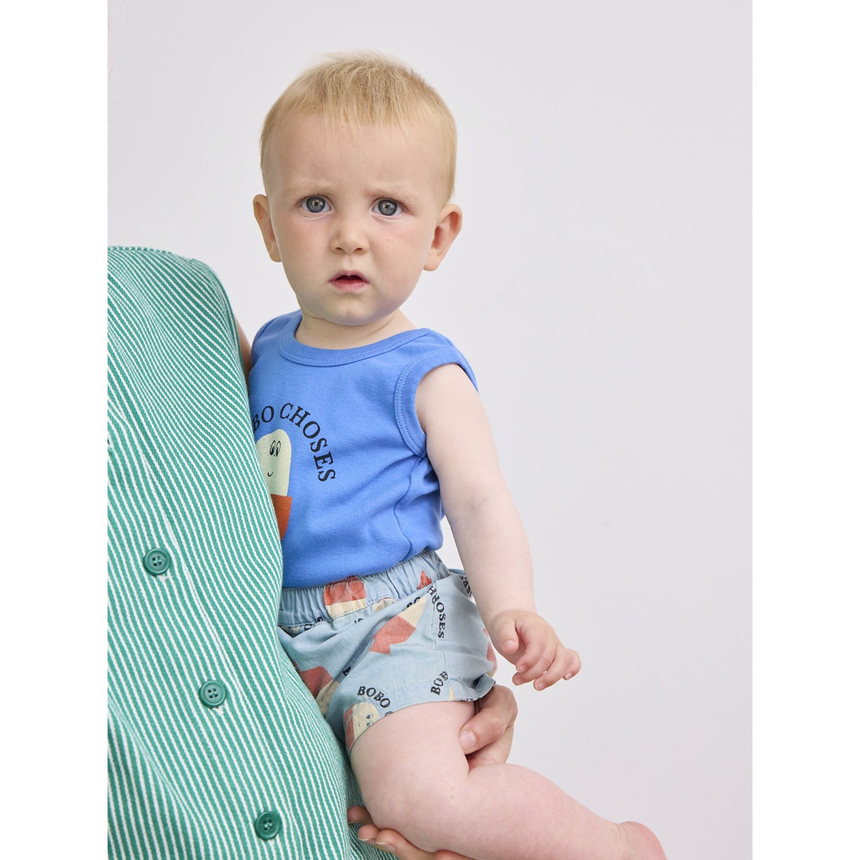 Bobo Choses Lys Blue Morning Egg All Over Shorts