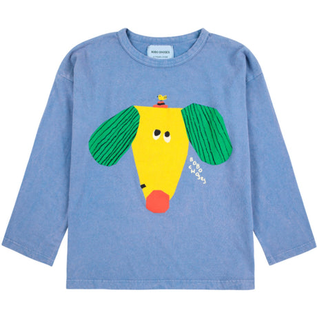 Bobo Choses Blue Happy Dog Bluse