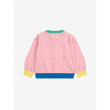 Bobo Choses Lys Pink Farve Block Open Work Cardigan