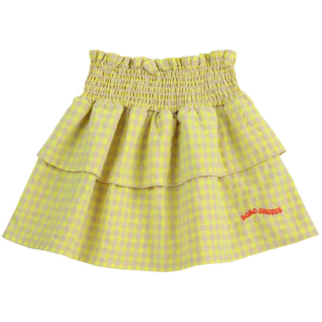 Bobo Choses Multicolor Vichy Ruffle Nederdel