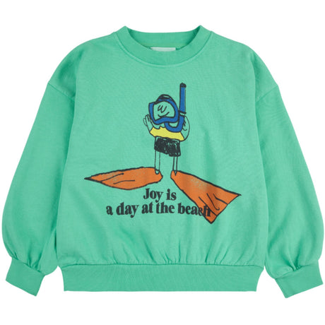 Bobo Choses Lys Green A Day At The Strand Sweatshirt