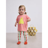 Bobo Choses Coral Pink Hug Me Bjørn T-Shirt