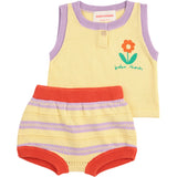 Bobo Choses Beige Flower Strikket Sæt