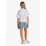 Tommy Hilfiger White Melange Varsity Archive T-Skjorte