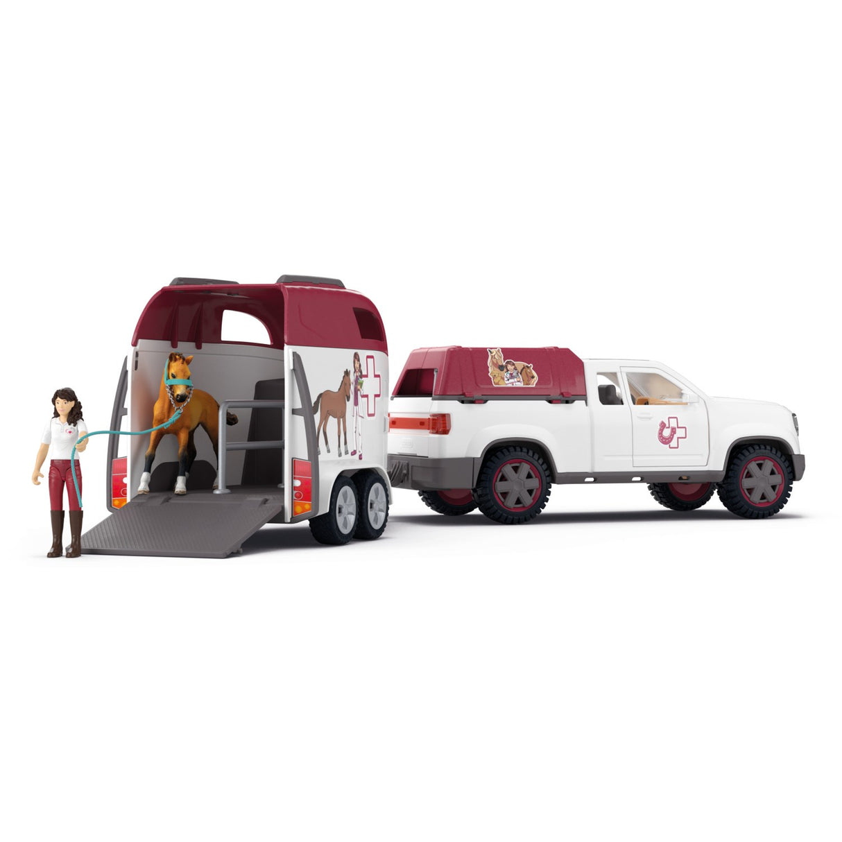 Schleich Mobil Dyrlæge Med Trailer