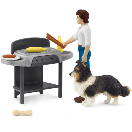 Schleich Pocket Set Grillfest Med Tom