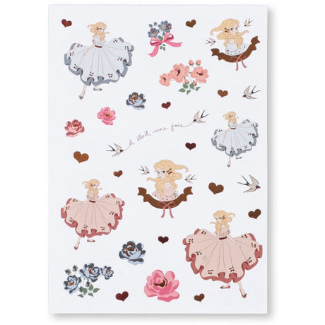 Konges Sløjd Pink Klistermærkebog