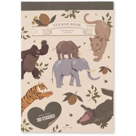 Konges Sløjd Tiger Klistermærkebog