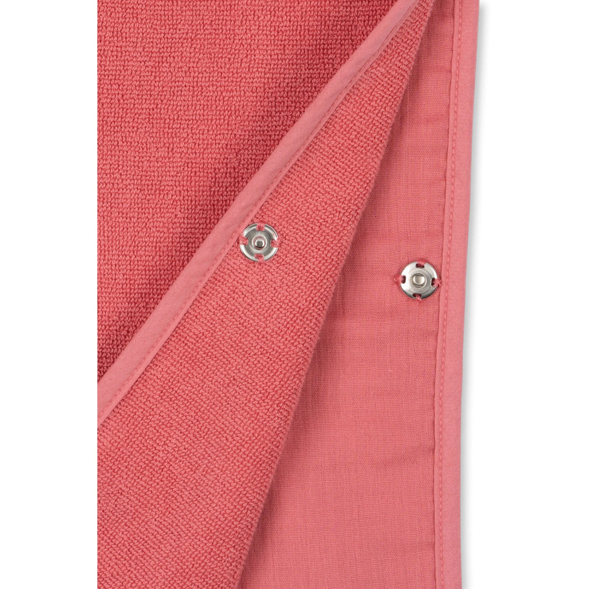 Konges Sløjd Flamingo Plume Terry Poncho Embroidery GOTS