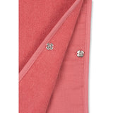 Konges Sløjd Flamingo Plume Terry Poncho Embroidery GOTS