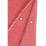 Konges Sløjd Flamingo Plume Terry Poncho Embroidery GOTS