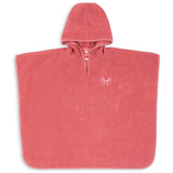 Konges Sløjd Flamingo Plume Terry Poncho Embroidery GOTS