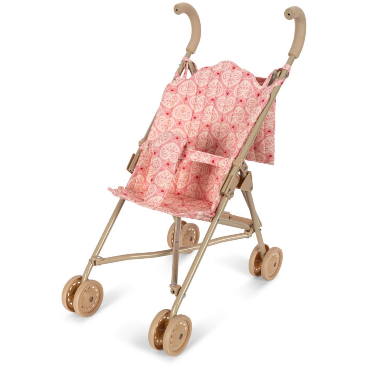 Konges Sløjd Lacy Pink Dukkeklapvogn