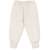 Konges Sløjd Off White Melange Loupy Lou Sweat Bukser GOTS