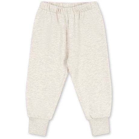 Konges Sløjd Off White Melange Loupy Lou Sweat Bukser GOTS