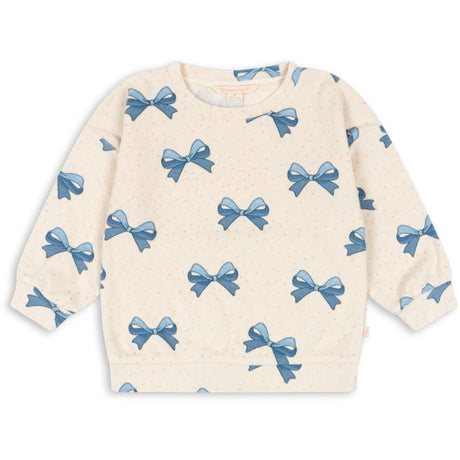 Konges Sløjd Bowie Blue Gold Itty Sweatshirt GOTS