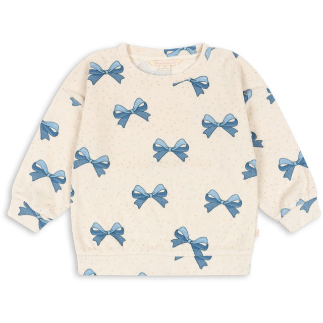 Konges Sløjd Bowie Blue Gold Itty Sweatshirt GOTS