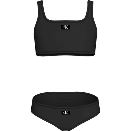 Calvin Klein Pvh Black Bralette Bikini Sæt