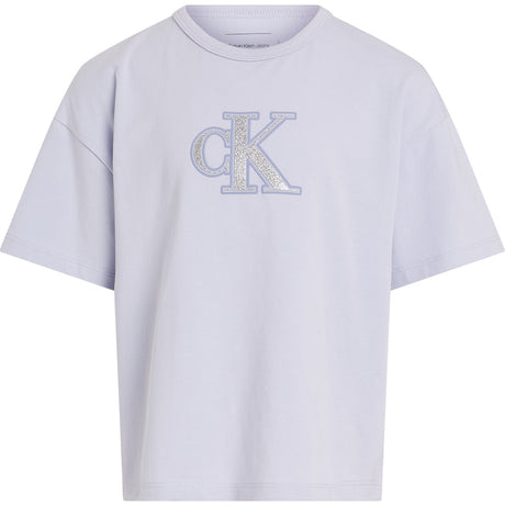 Calvin Klein Purple Heather Metallic Ck T-Shirt