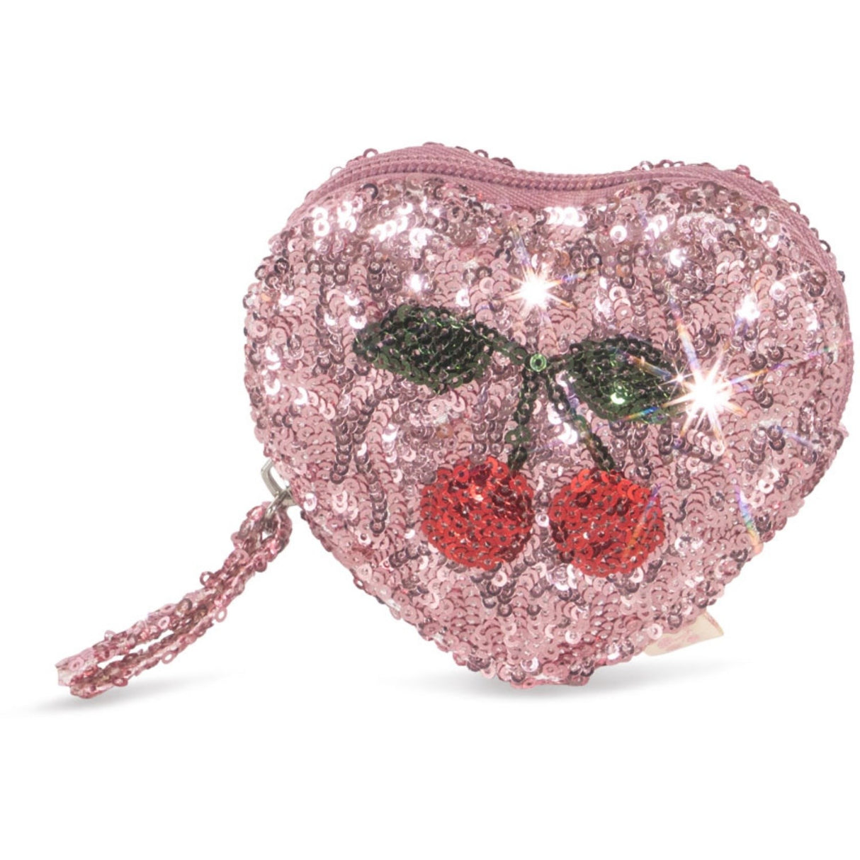 Konges Sløjd Mellow Rose Paliet Heart Pung